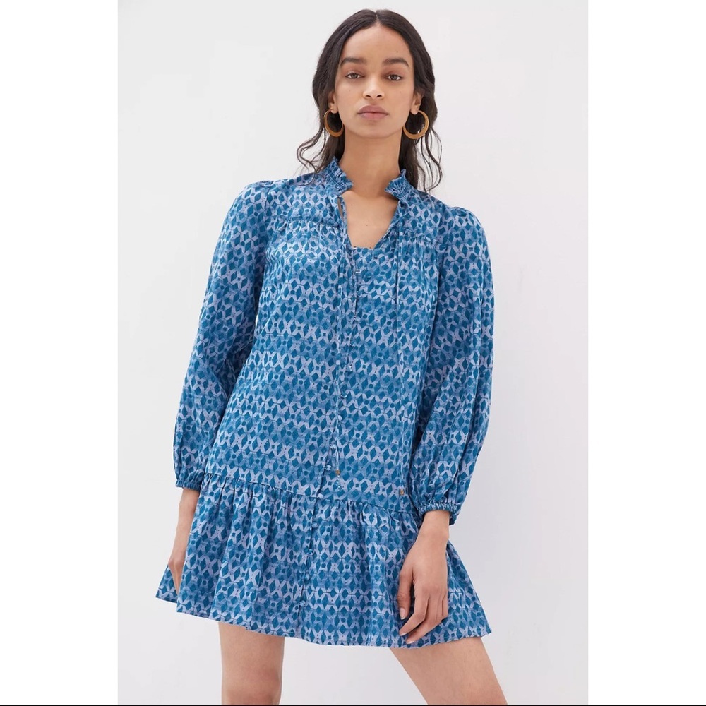 Anthropologie Calanthe Mini Shirtdress NWT - XL - Picture 4 of 6